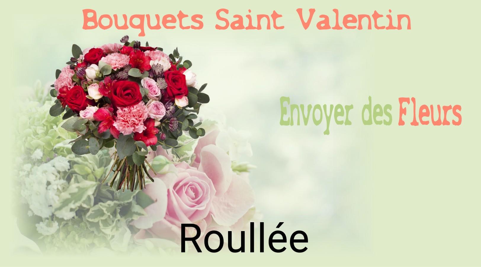 Roses de Saint-Valentin livrées à Roullée